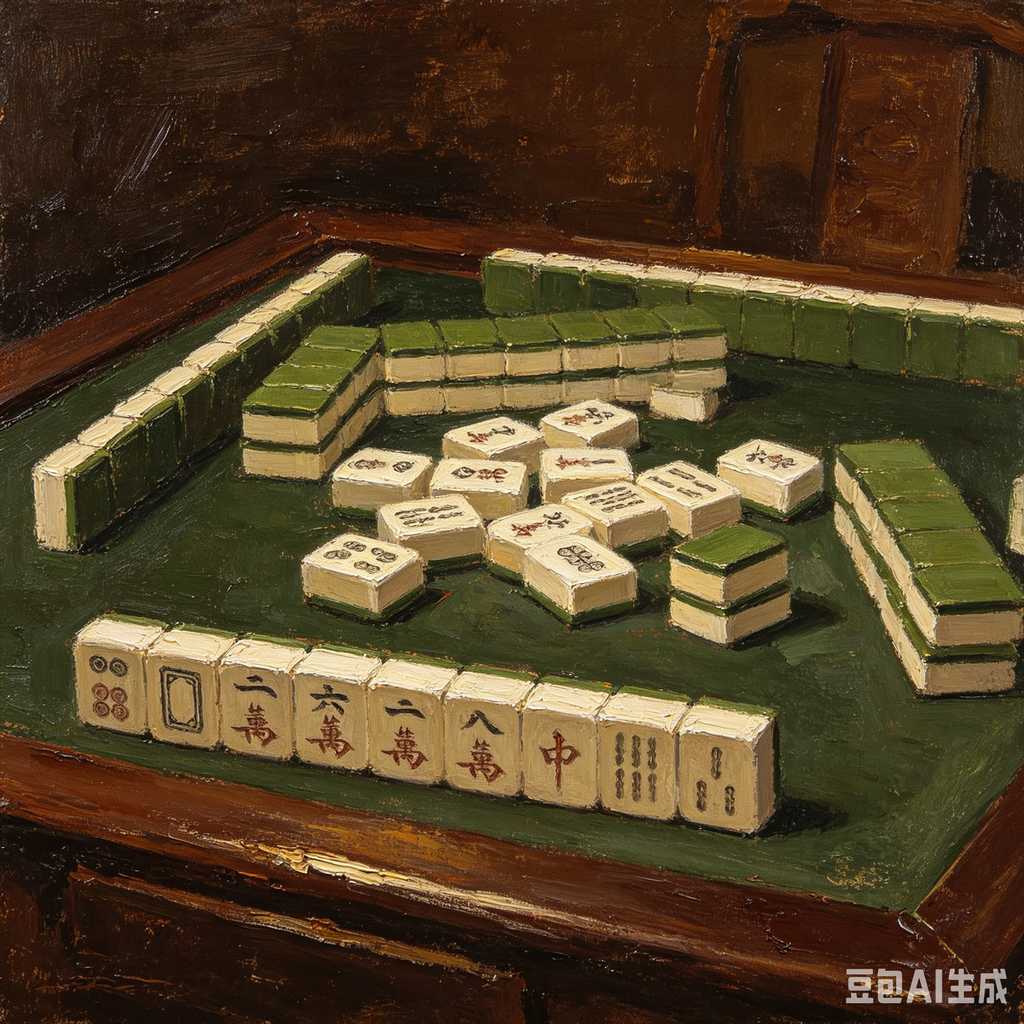 painting pattern mahjong tiles