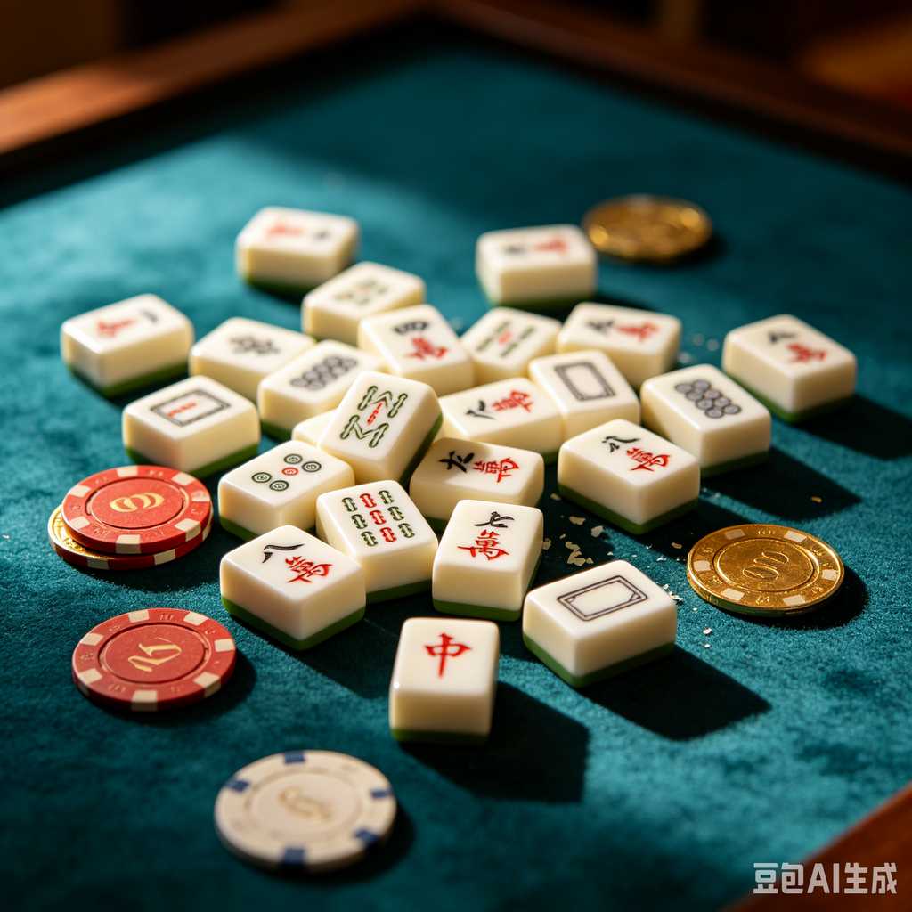 handheld mahjong tiles set